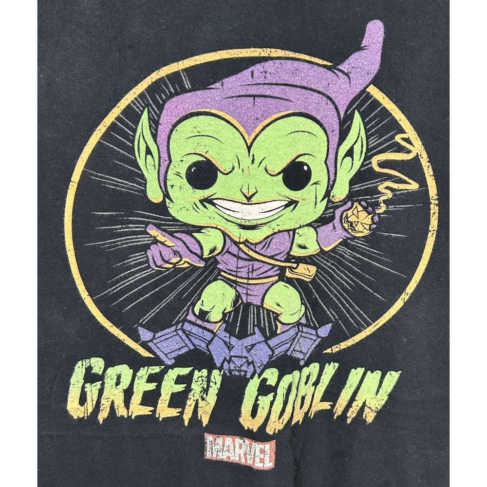 Green Goblin Funko Marvel Shirt Black Short Sleeve Size 3XL Promo Shirt